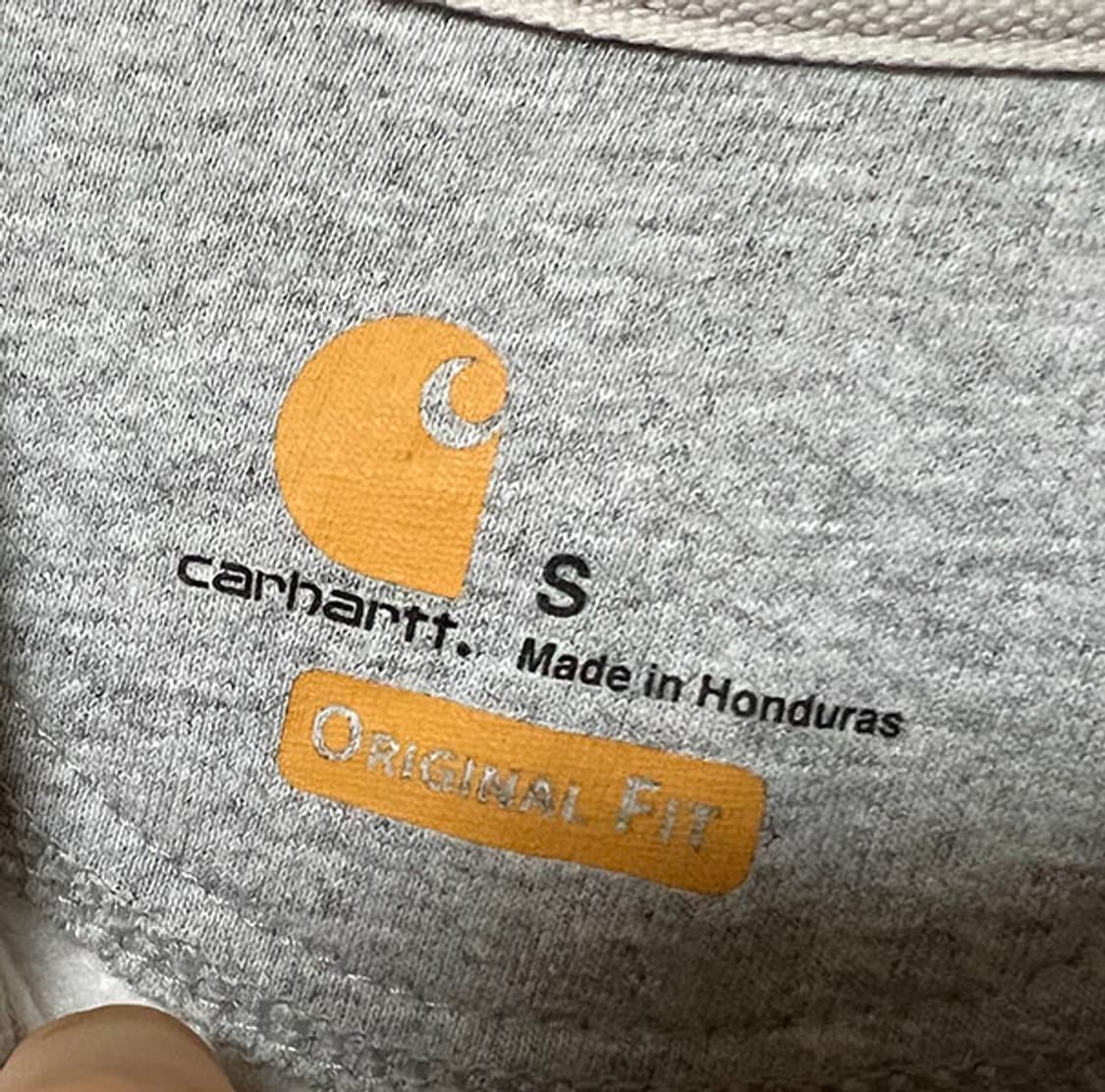 칼하트 K122 미드웨이트 남자 후드집업 S 90-95 상품이미지3