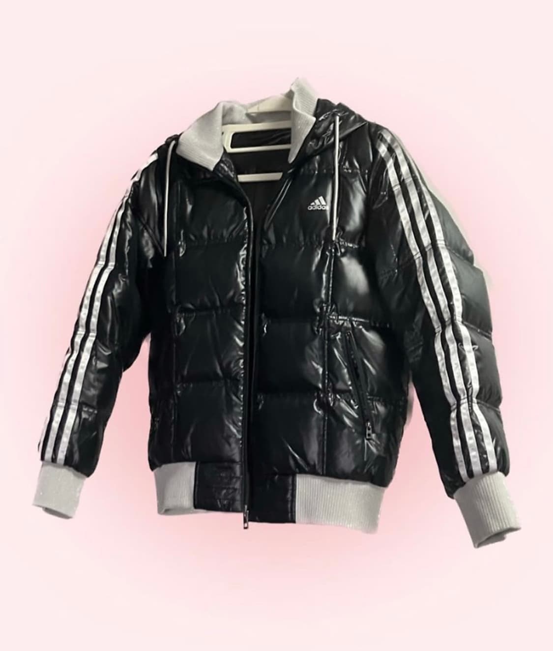 아디다스 y2k 글로시 유광패딩 95 상품이미지1