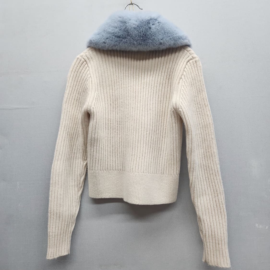 자라ZARA 퍼카라 골지 니트 크롭가디건 S(S) 상품이미지4