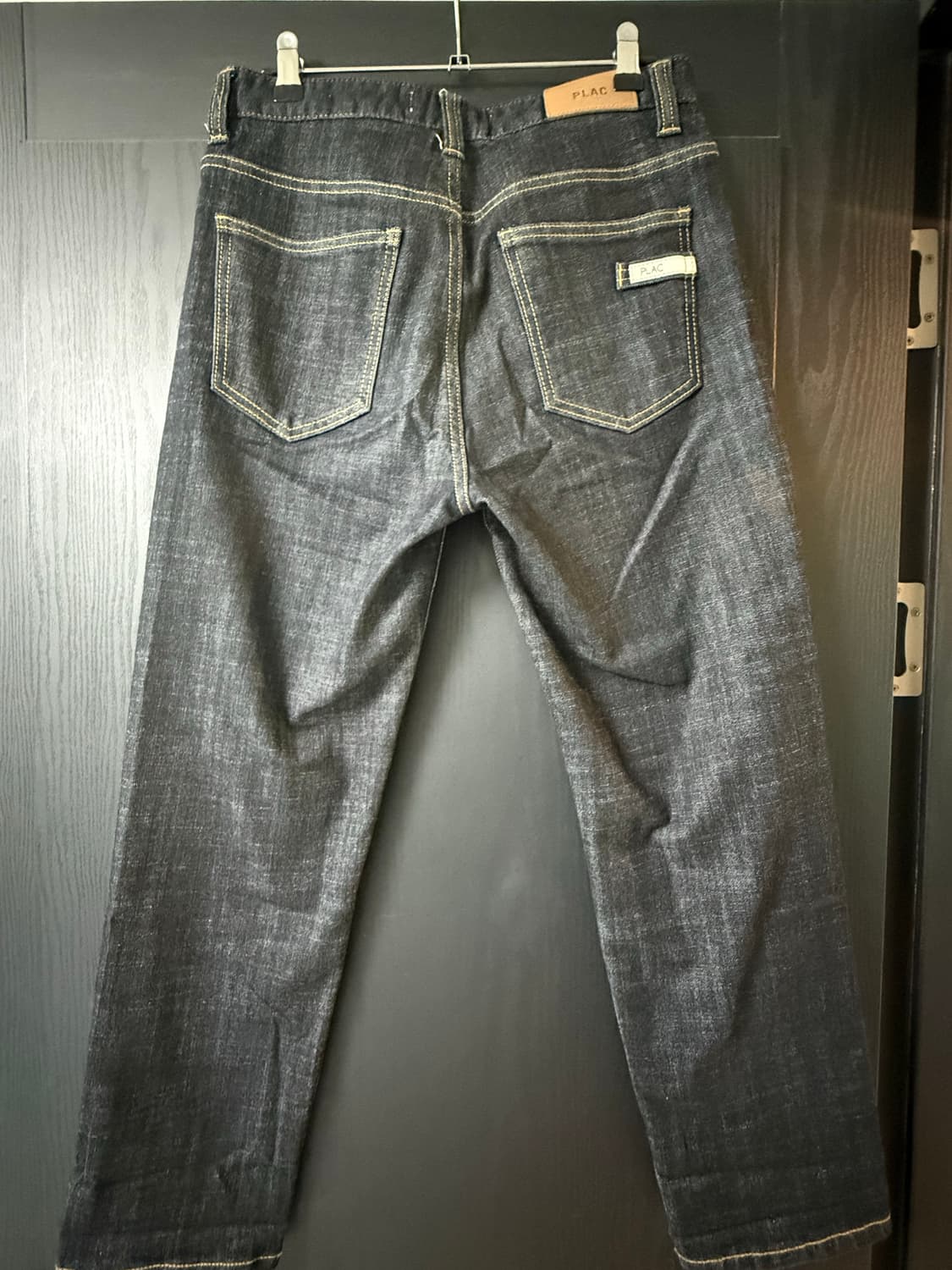 플랙 레귤러 라이즈 크롭 스트레이트 데님 상품이미지2