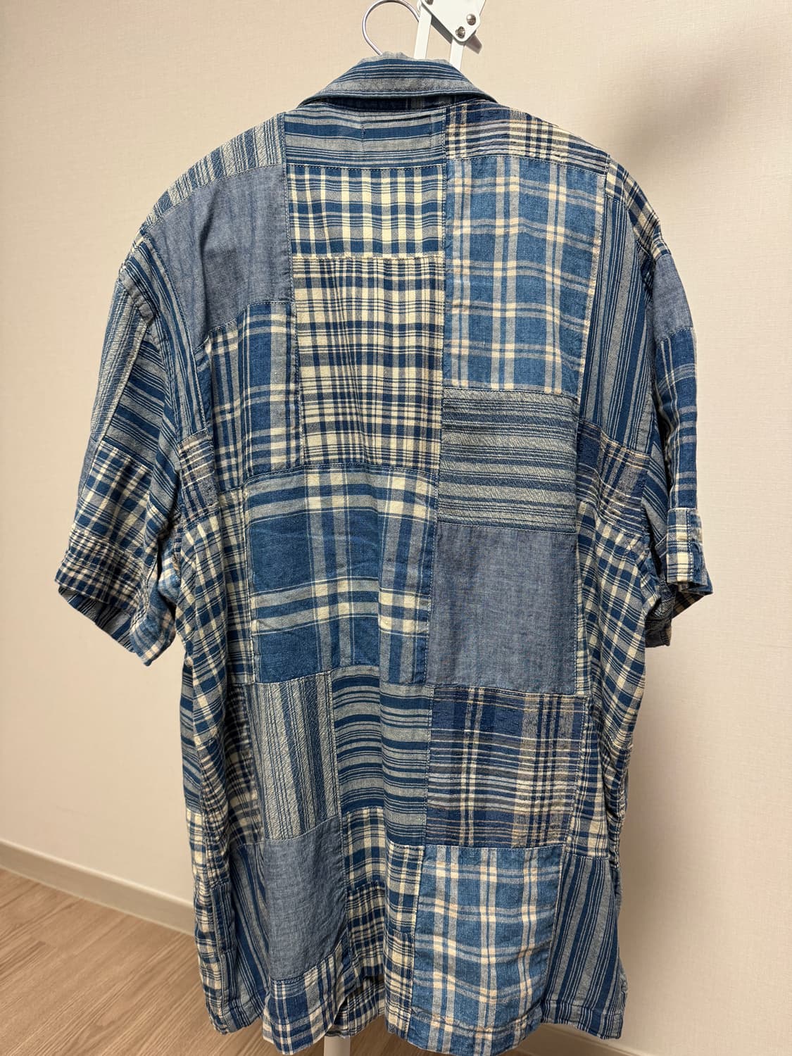 [RRL] 인디고 패치 워크 캠프 셔츠 (XL) 상품이미지3