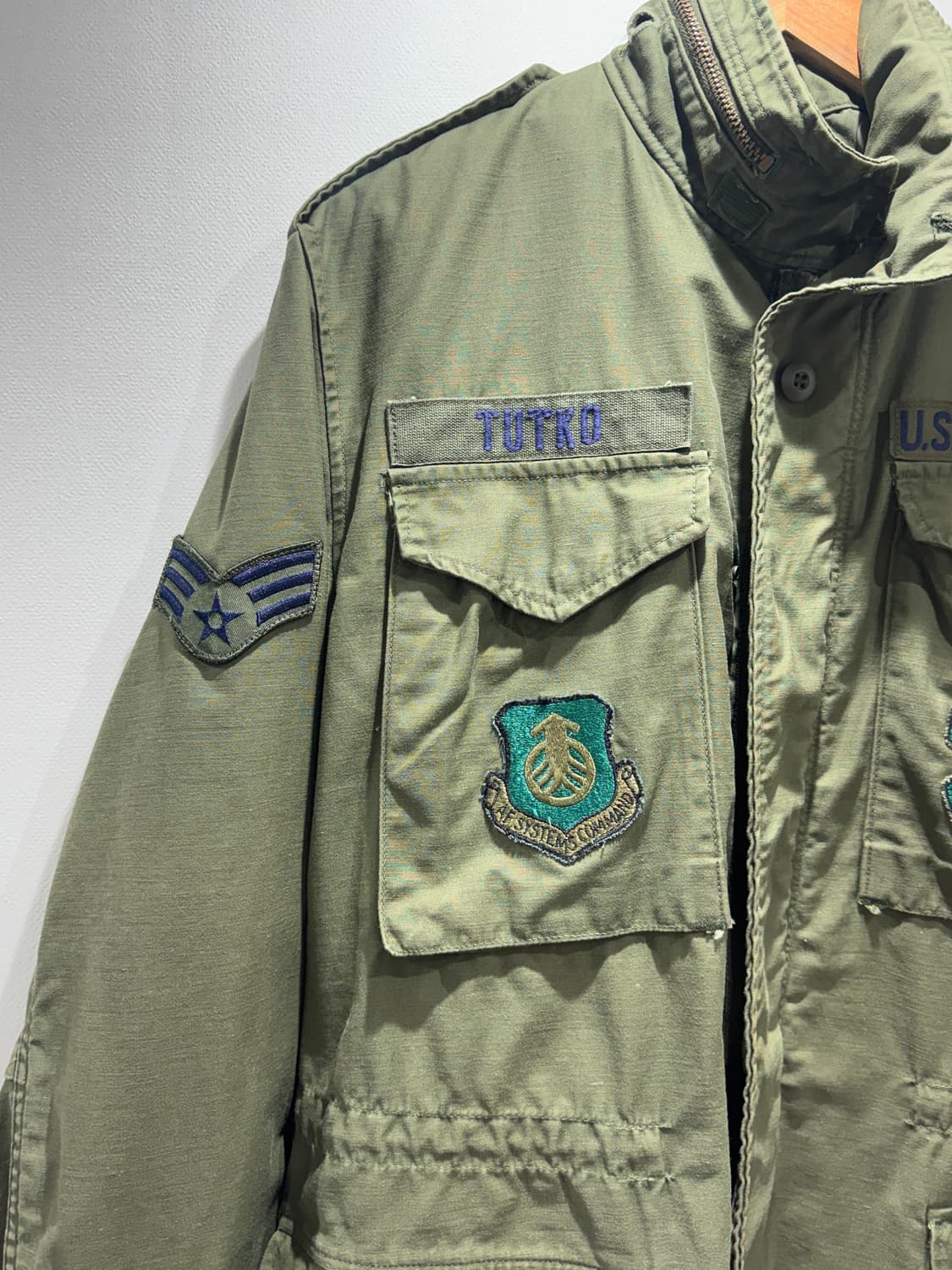 70s USAF 미공군 M65 필드 자켓 (S-R) 상품이미지3