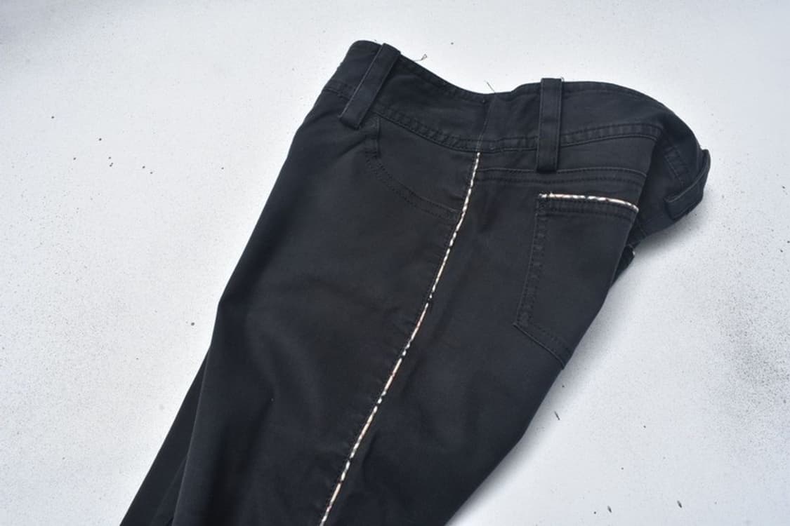 버버리 블루라벨 슬림핏 코튼 팬츠 M0028 상품이미지5