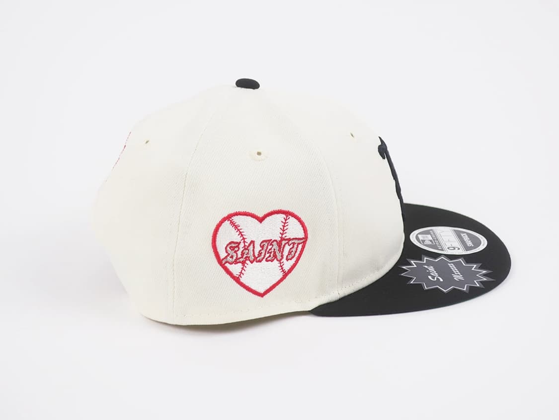 [새상품/F] 세인트미카엘 x 뉴에라 셀러브리티 화이트 모자 캡 상품이미지5