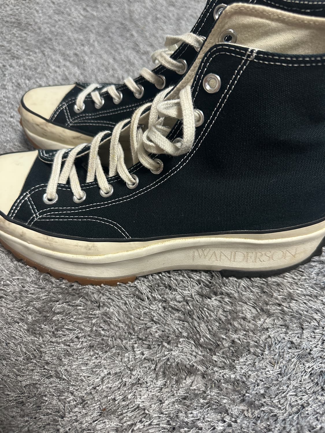 컨버스 jw앤더슨 런스타하이크 블랙 280 사이즈 상품이미지4