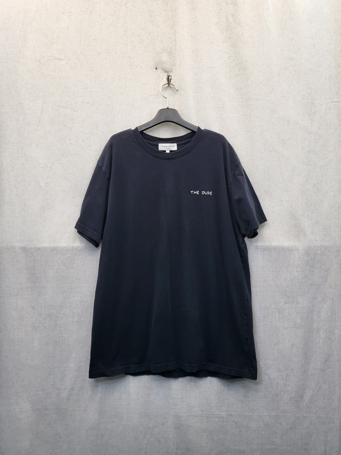 메종 라비쉐 블랙 반팔 티셔츠 상품이미지1