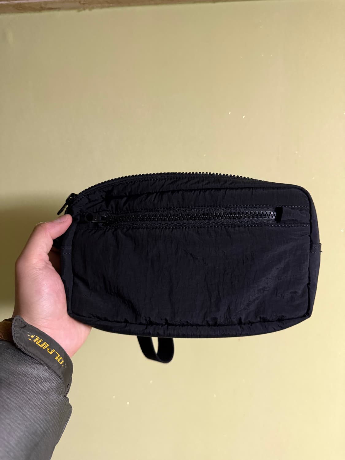 스톤아일랜드 나일론 파우치 블랙 상품이미지3