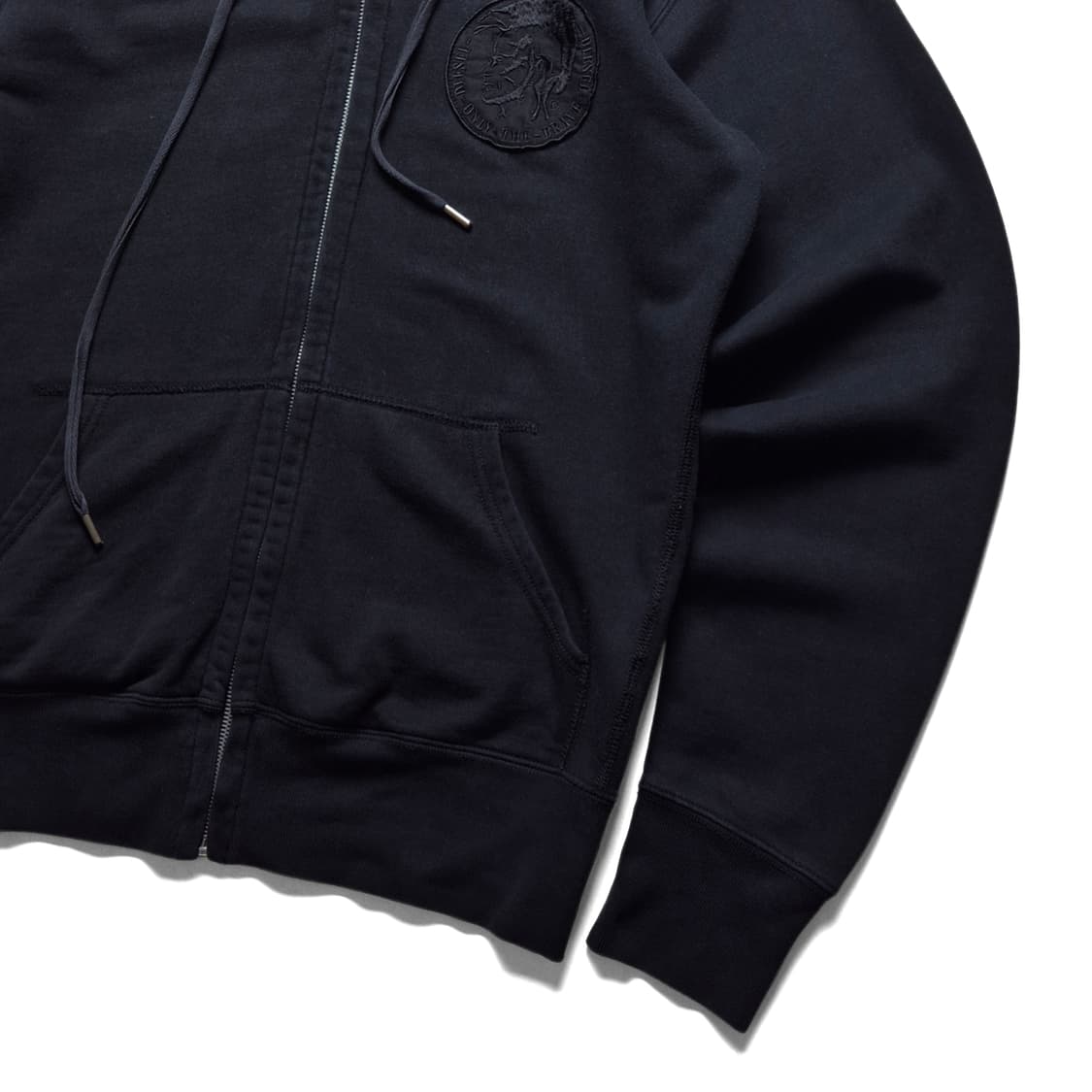 [S] 디젤 패치로고 후드집업 상품이미지4