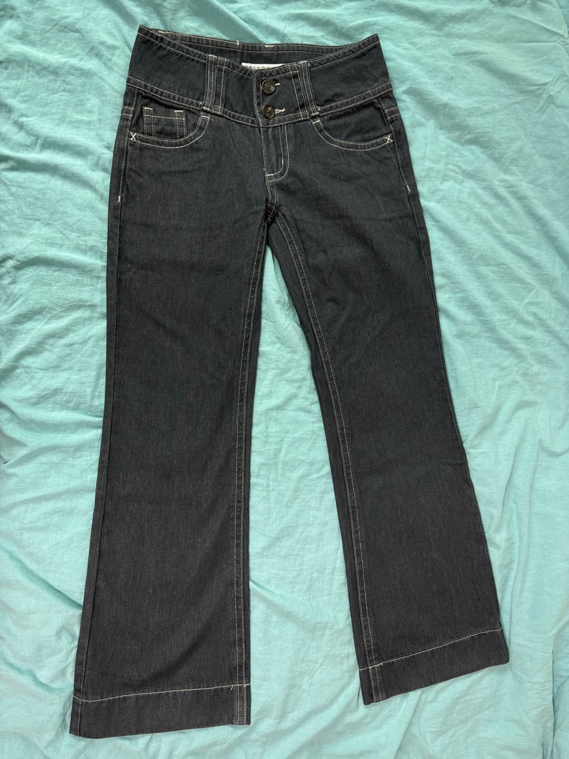 스컬프터 유니온 잭 엔지니어드 데님 팬츠 s 상품이미지3