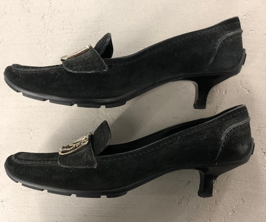 루이비통 로퍼 힐 블랙 스웨이드 36.5 상품이미지3