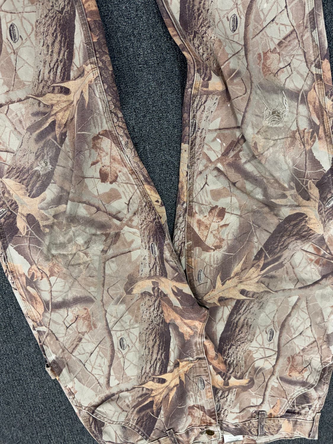 36)00’s 칼하트 빈티지 리얼트리 패턴 덩가리 워크 팬츠 상품이미지5