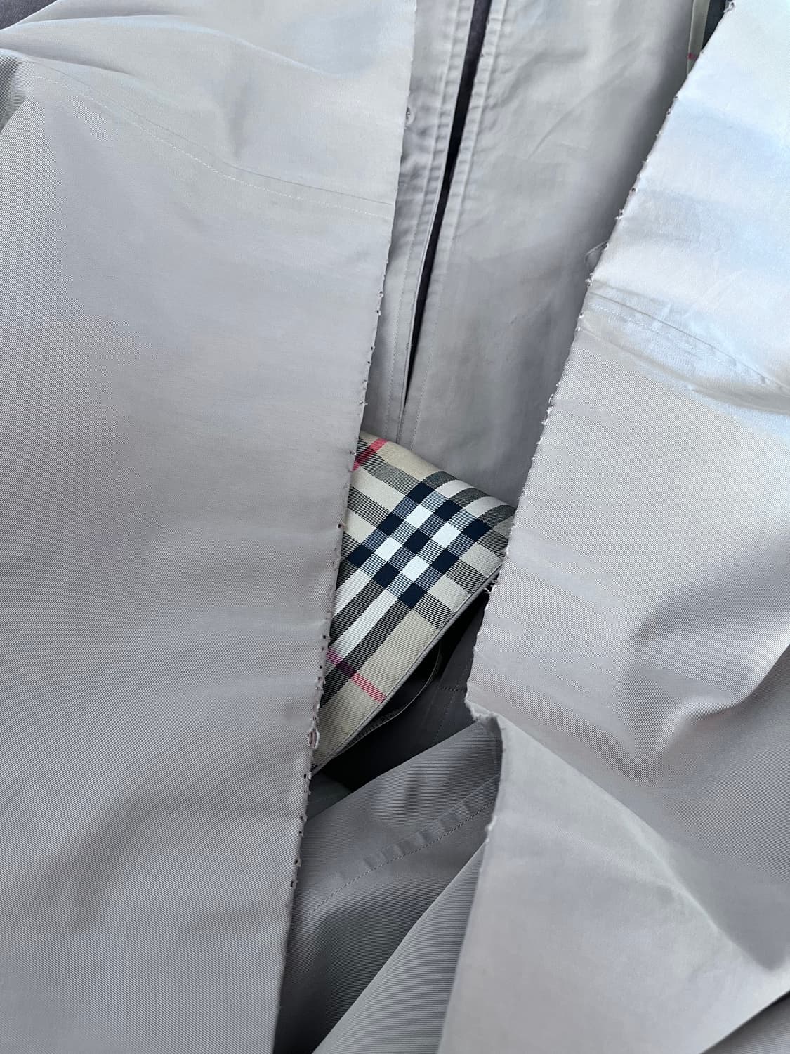 버버리 남성 베이지 트렌치코트 상품이미지8