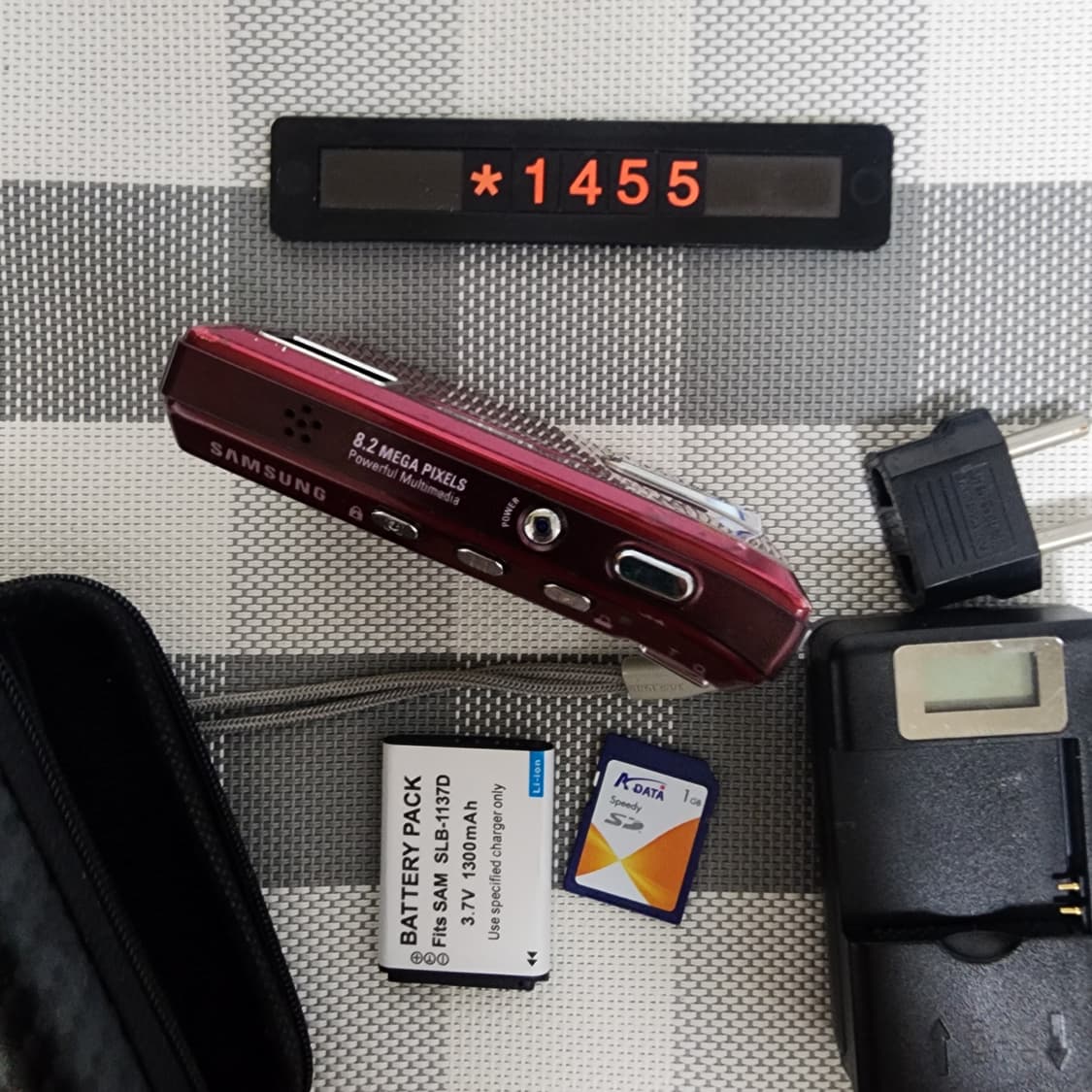 삼성 블루 i85 디지털카메라 레드 파우치포함 상품이미지2