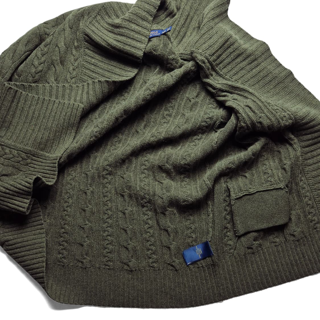 [S] 폴로 랄프로렌 숄카라 케이블 가디건 상품이미지8