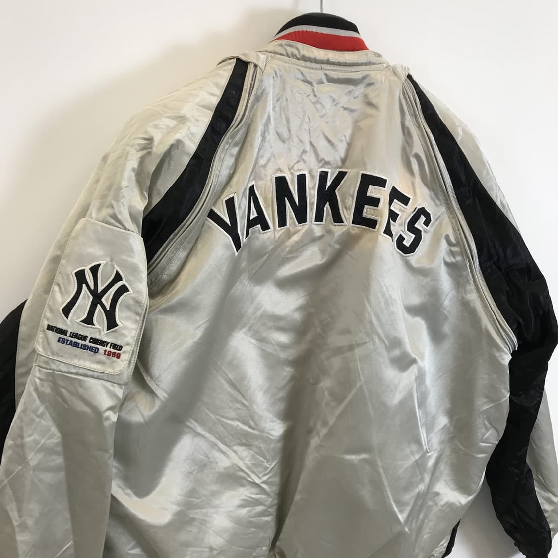 MLB 00s 사틴 양키스 바시티자켓 [100사이즈] 상품이미지5