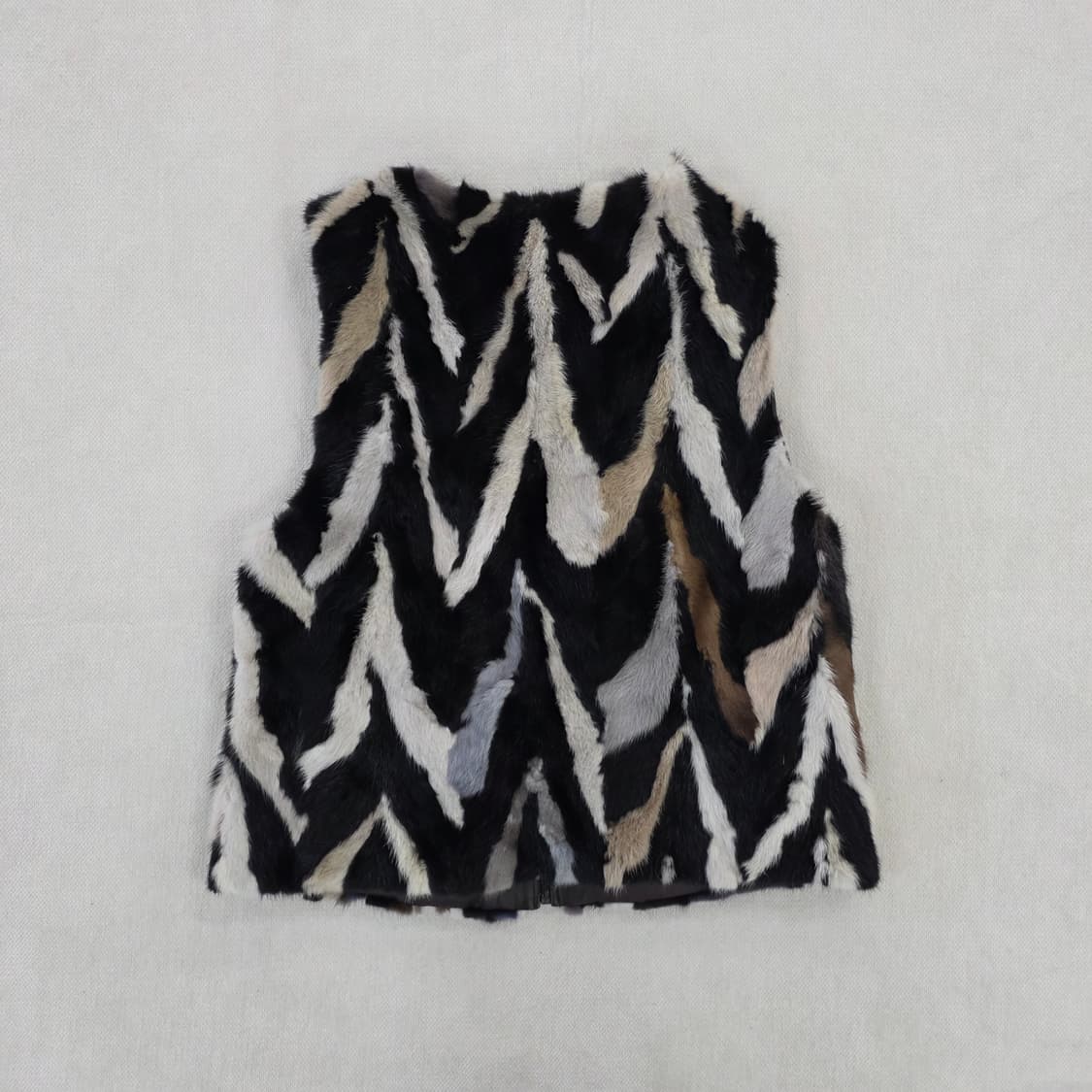 [구66] 유로컬렉션 천연밍크 조끼 0213J 상품이미지3