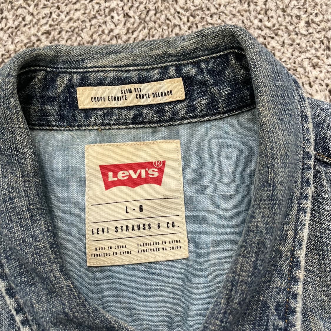 리바이스 데님 웨스턴 셔츠 상품이미지3