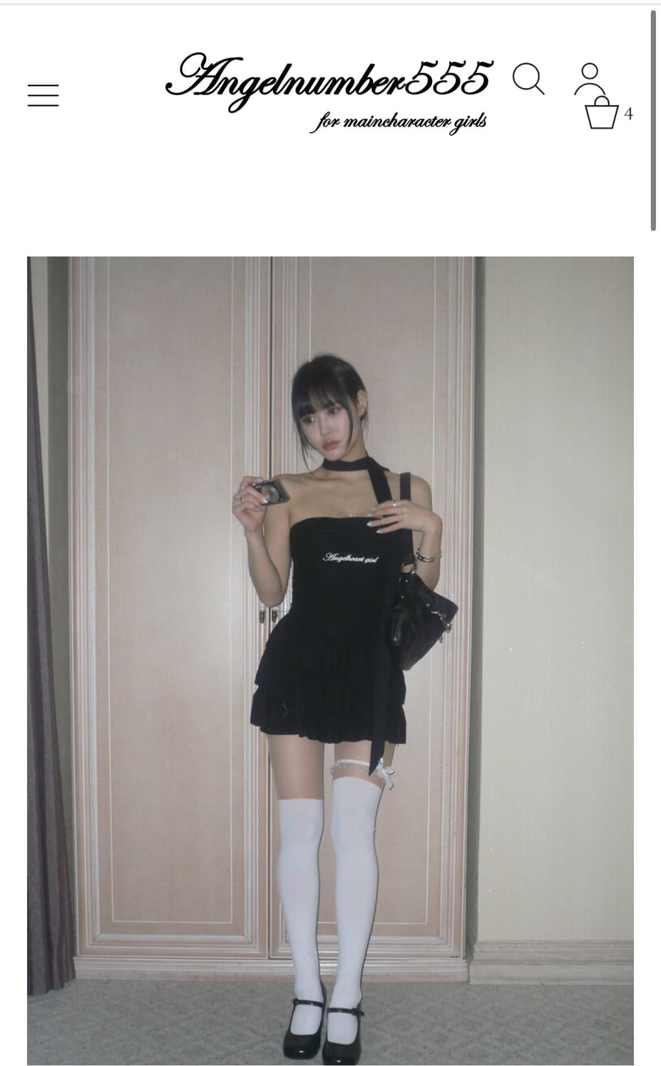 엔젤넘버 555 엔젤하트 캉캉 드레스 원피스 상품이미지3