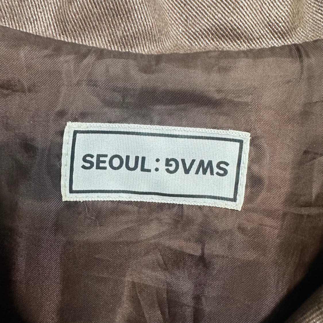 ✨ (만원 빈티지) 빈티지 브라운 레더 자켓  상품이미지3