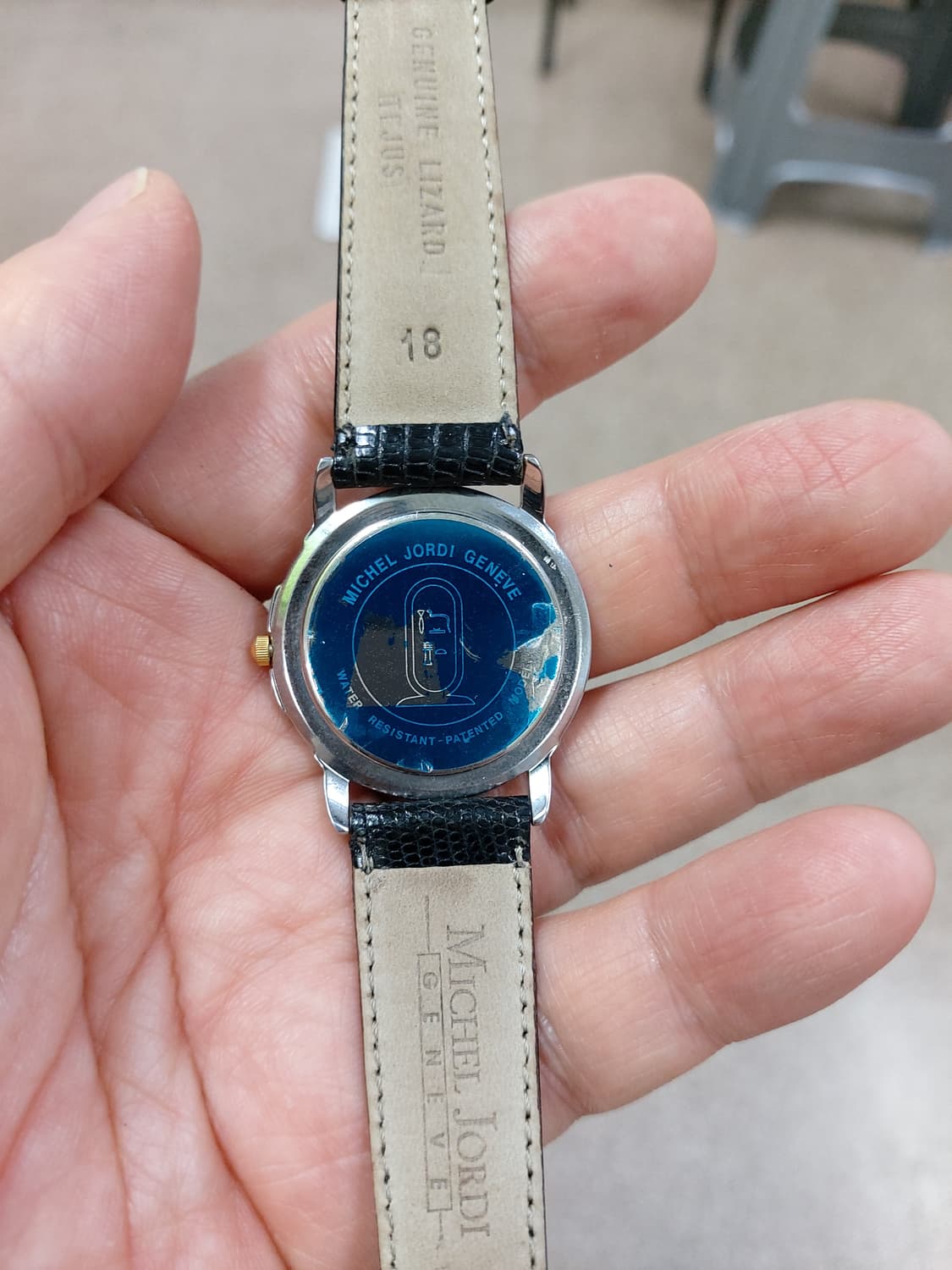 미셸조르당 남성 가죽 시계 상품이미지3