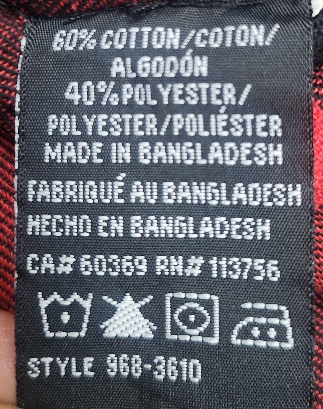 CANADA 웨더 기어 플란넬 체크 셔츠 XL 상품이미지5