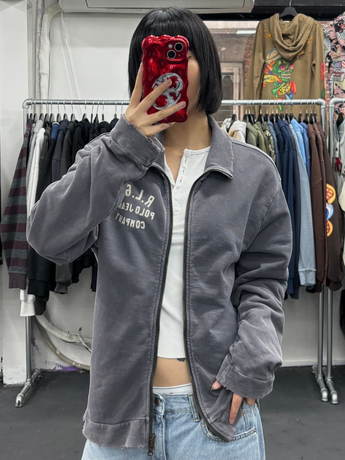 폴로 진스 컴퍼니 그런지 집업 상품이미지2