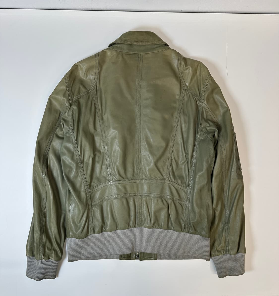 54)돌체앤가바나 램스킨 자켓 (olive green) 상품이미지2