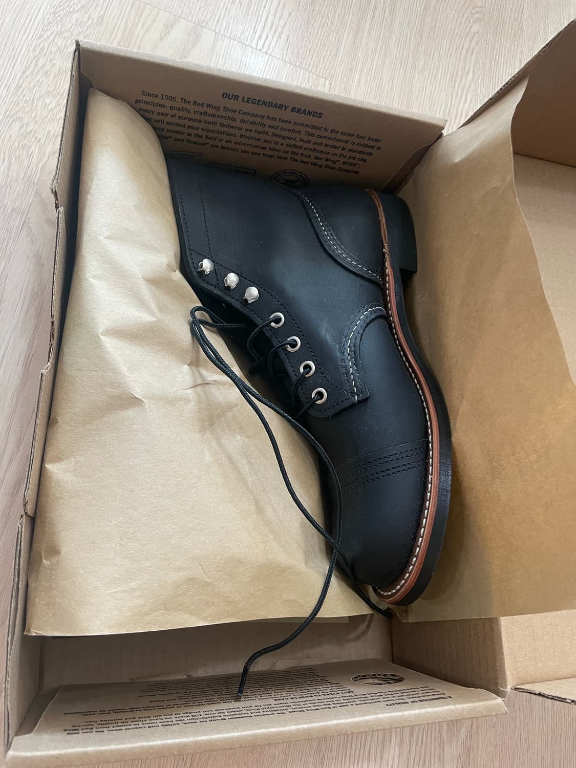 레드윙 아이언레인저 8084 블랙 260mm 상품이미지2