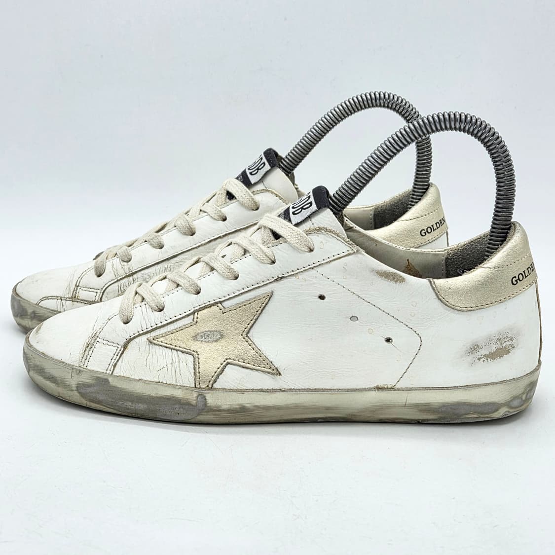 골든구스 우먼스 슈퍼스타 흰/금 (37) 상품이미지1