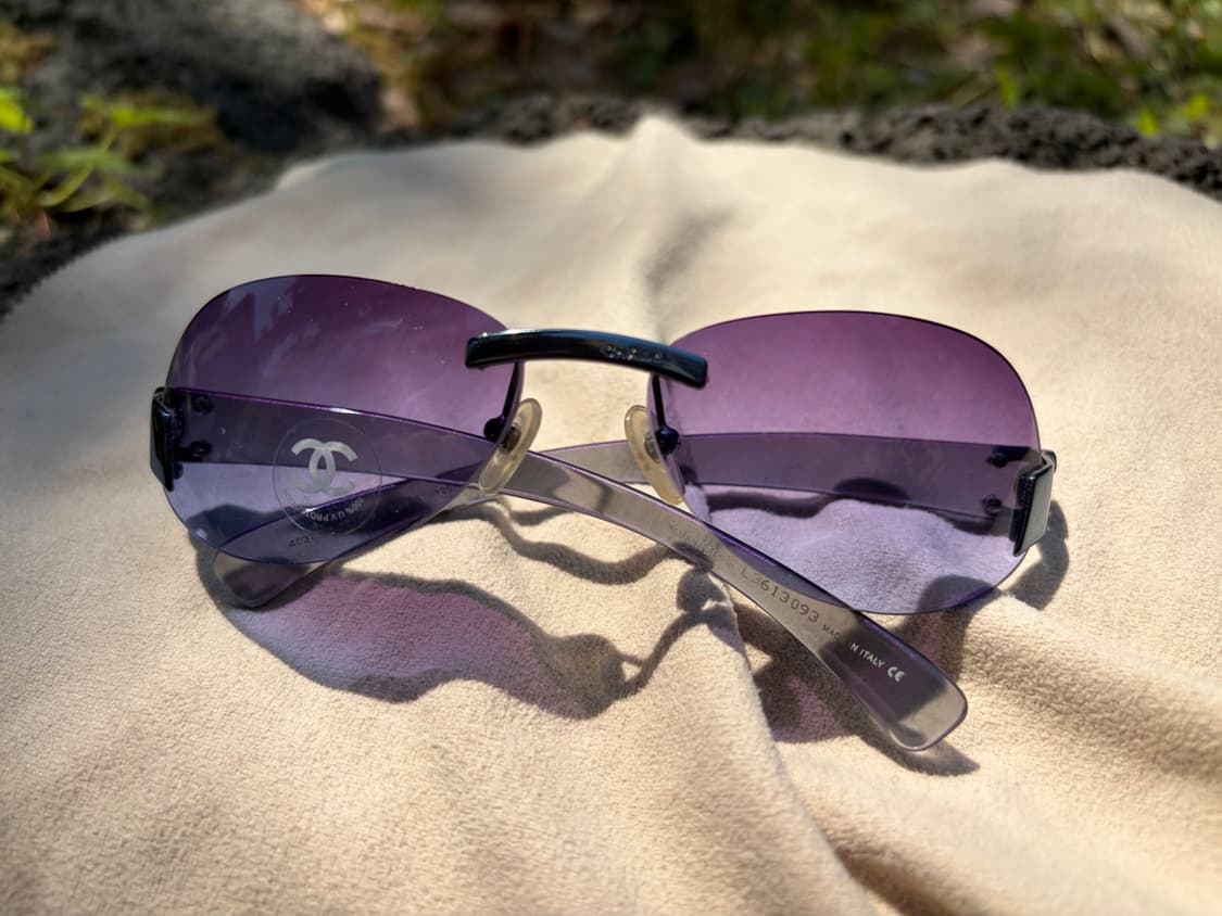 샤넬 Chanel 00's 4037 Rimless Sunglasses  상품이미지2