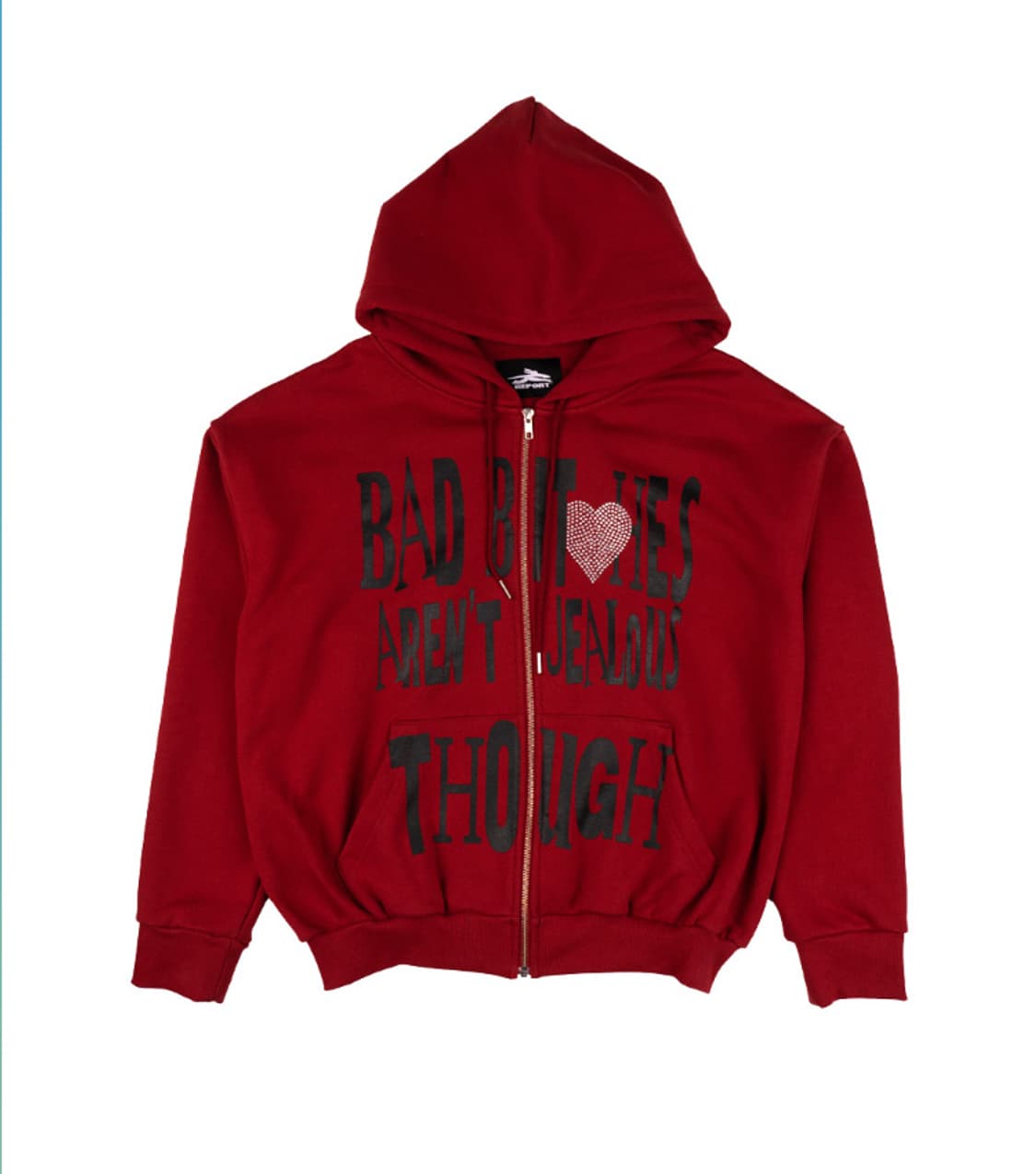 구해요) 제노리포트 후드집업 BAD BITXHES HOODIE (RED) 상품이미지1