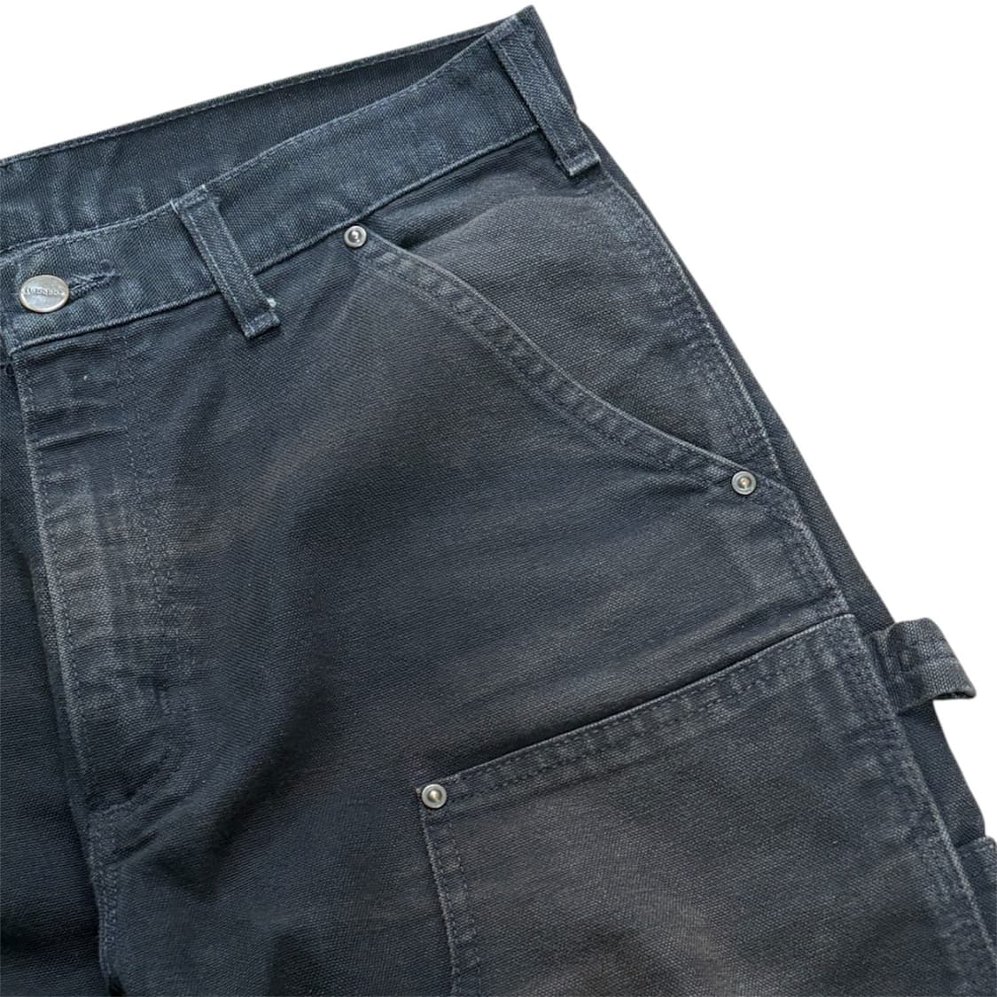 빈티지 칼하트 더블니 B136 블랙 faded 상품이미지3