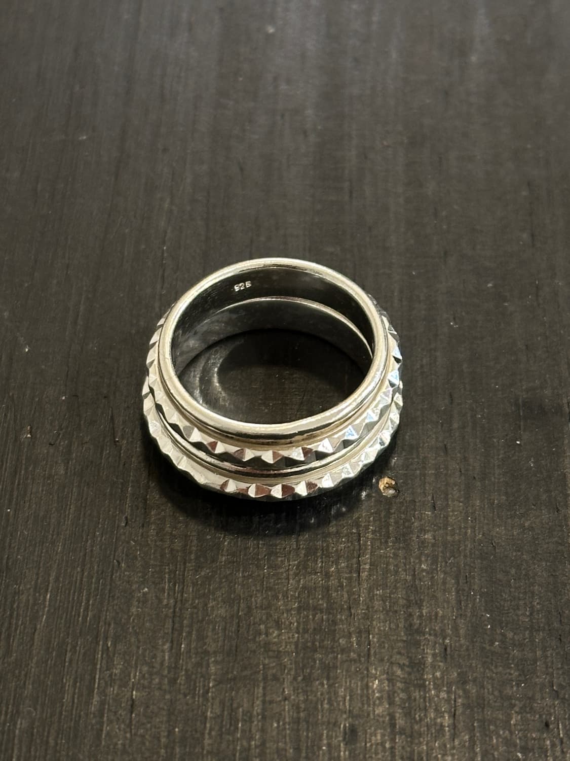 Spine Spin 925Silver Ring 상품이미지1
