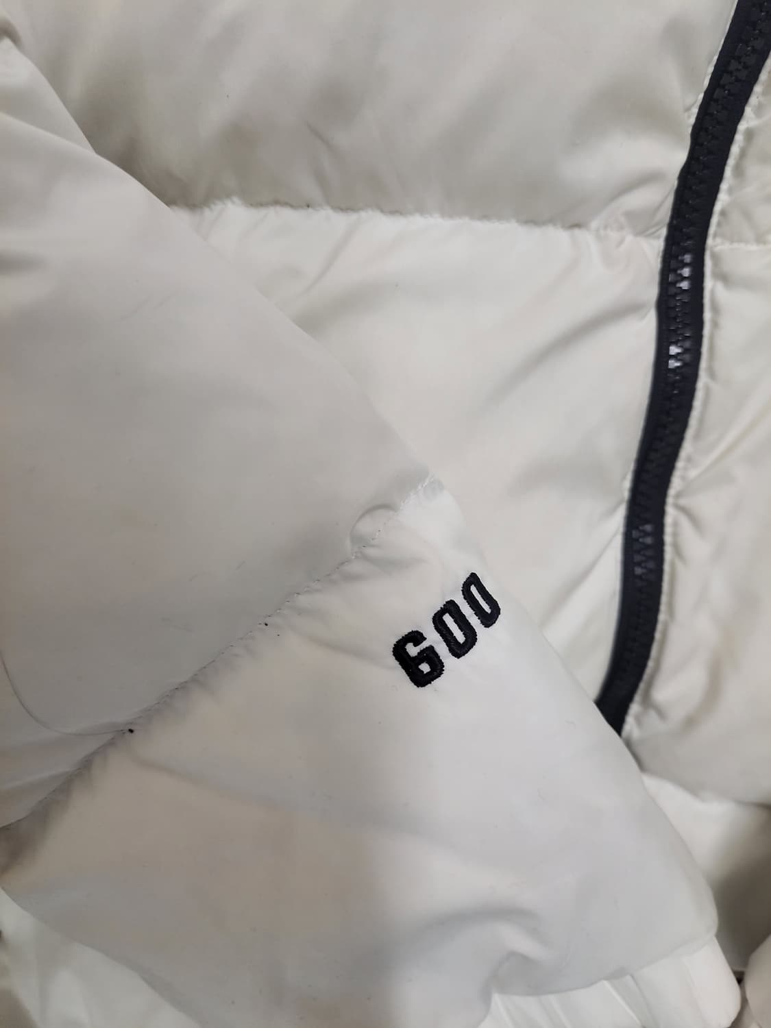 90s 노스페이스 눕시 600 화이트 패딩 해외판 상품이미지5