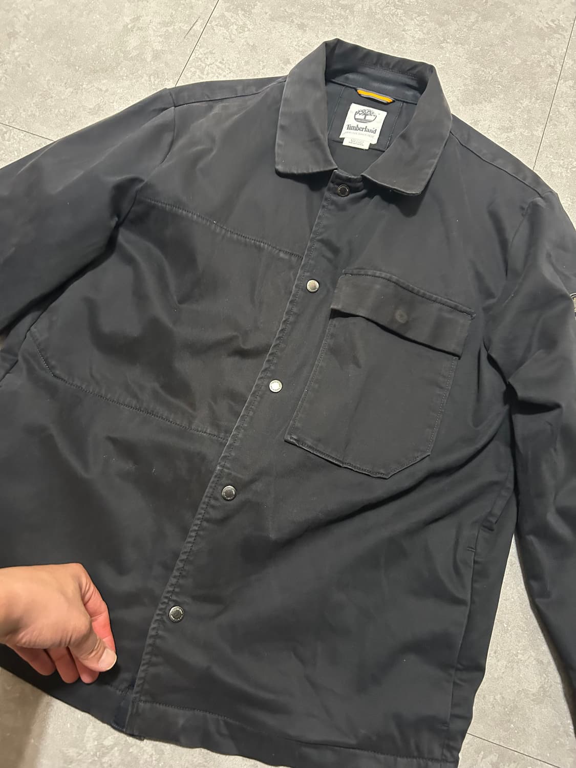 팀버랜드  블랙컬러  요트코튼 빈티지 해링턴 자켓 110size  상품이미지10