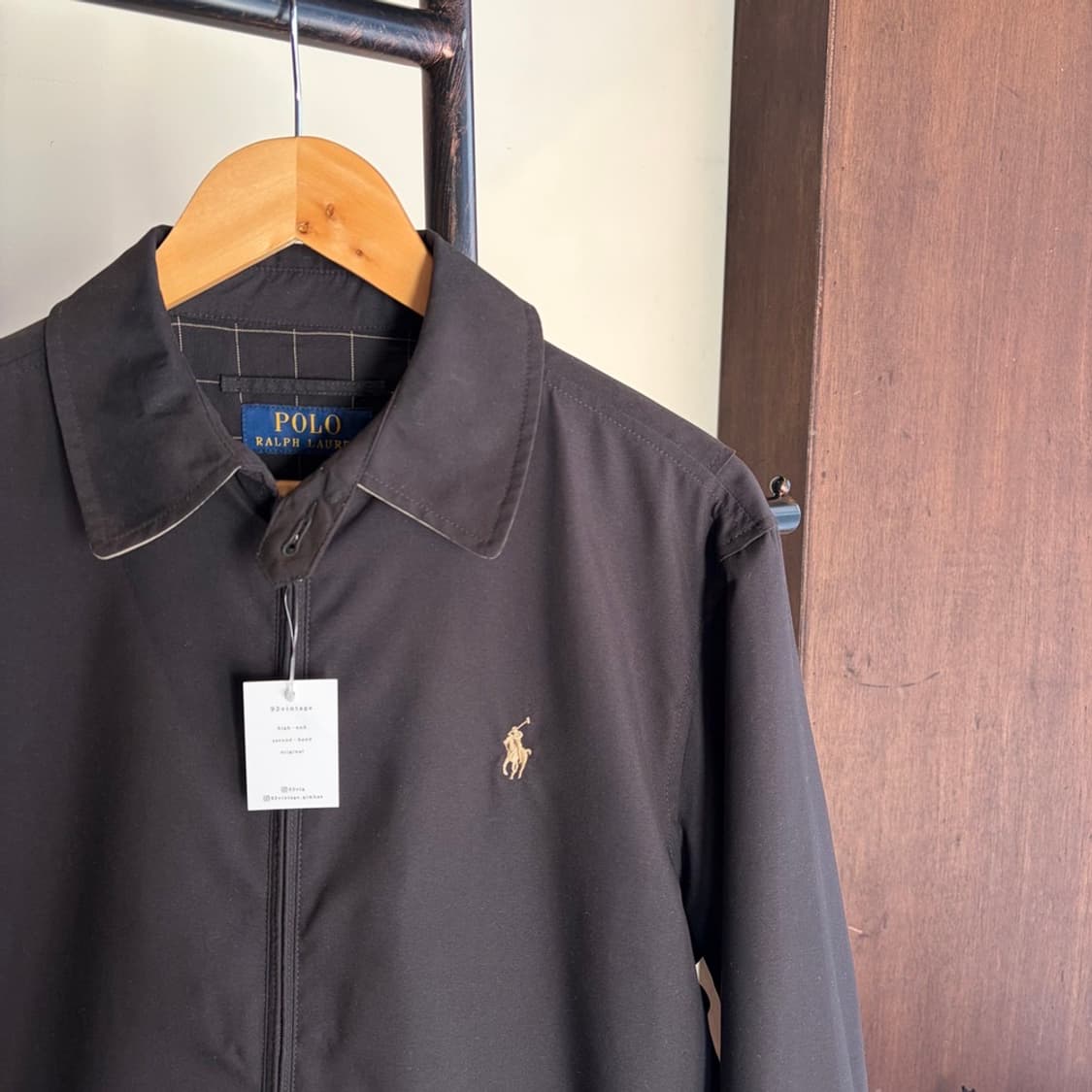 15450 - 폴로 랄프로렌 블랙 폴리 블루종 자켓 상품이미지3