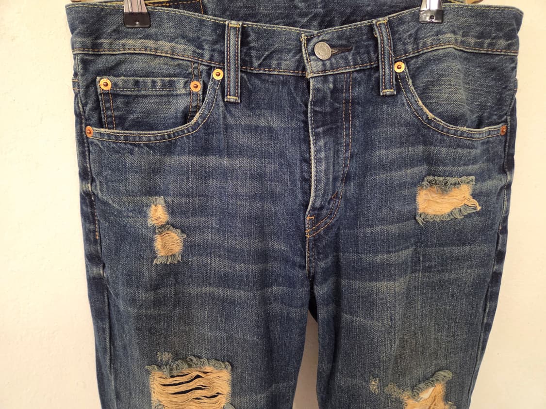 리바이스 511 데미지 워싱 청바지 W32 L32 상품이미지2