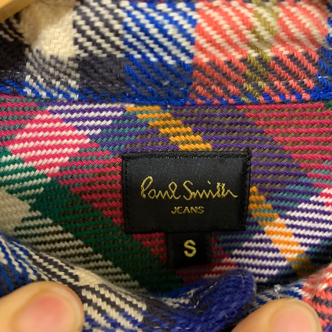 폴 스미스 빈티지 체크 셔츠 체크남방 S 상품이미지4