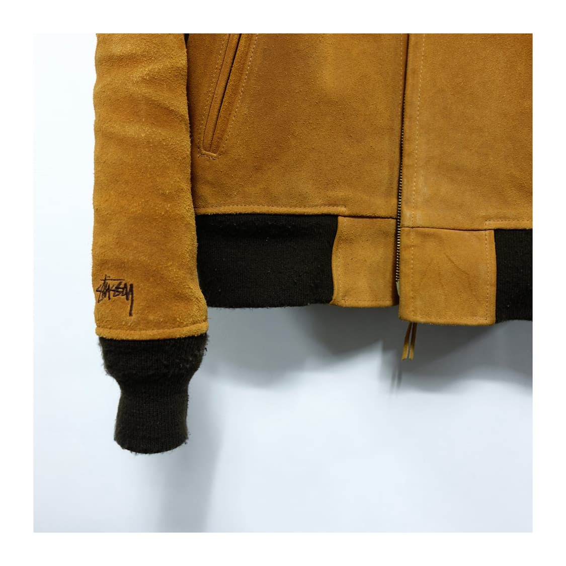 STUSSY x SCHOTT 스투시x쇼트 스웨이드 자켓 상품이미지5