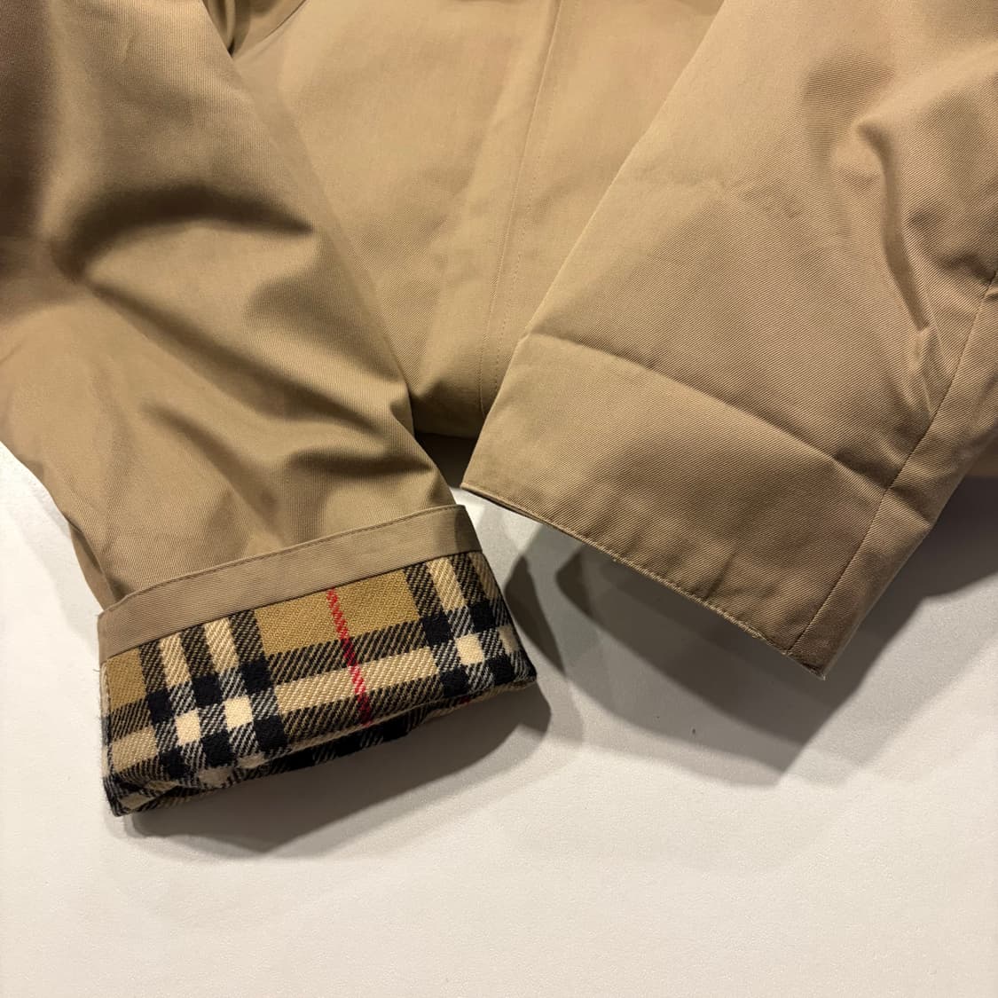 버버리 내피 트렌치 코트 베이지 체크 카라 D57 상품이미지10