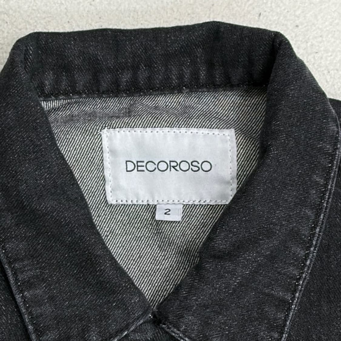 DECOROSO 다트 워싱 데님 트러커 자켓 2 상품이미지4