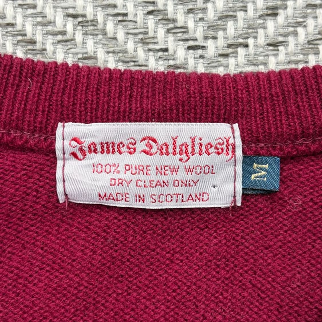 아일랜드 아가일 울 니트 가디건 v2599 상품이미지5