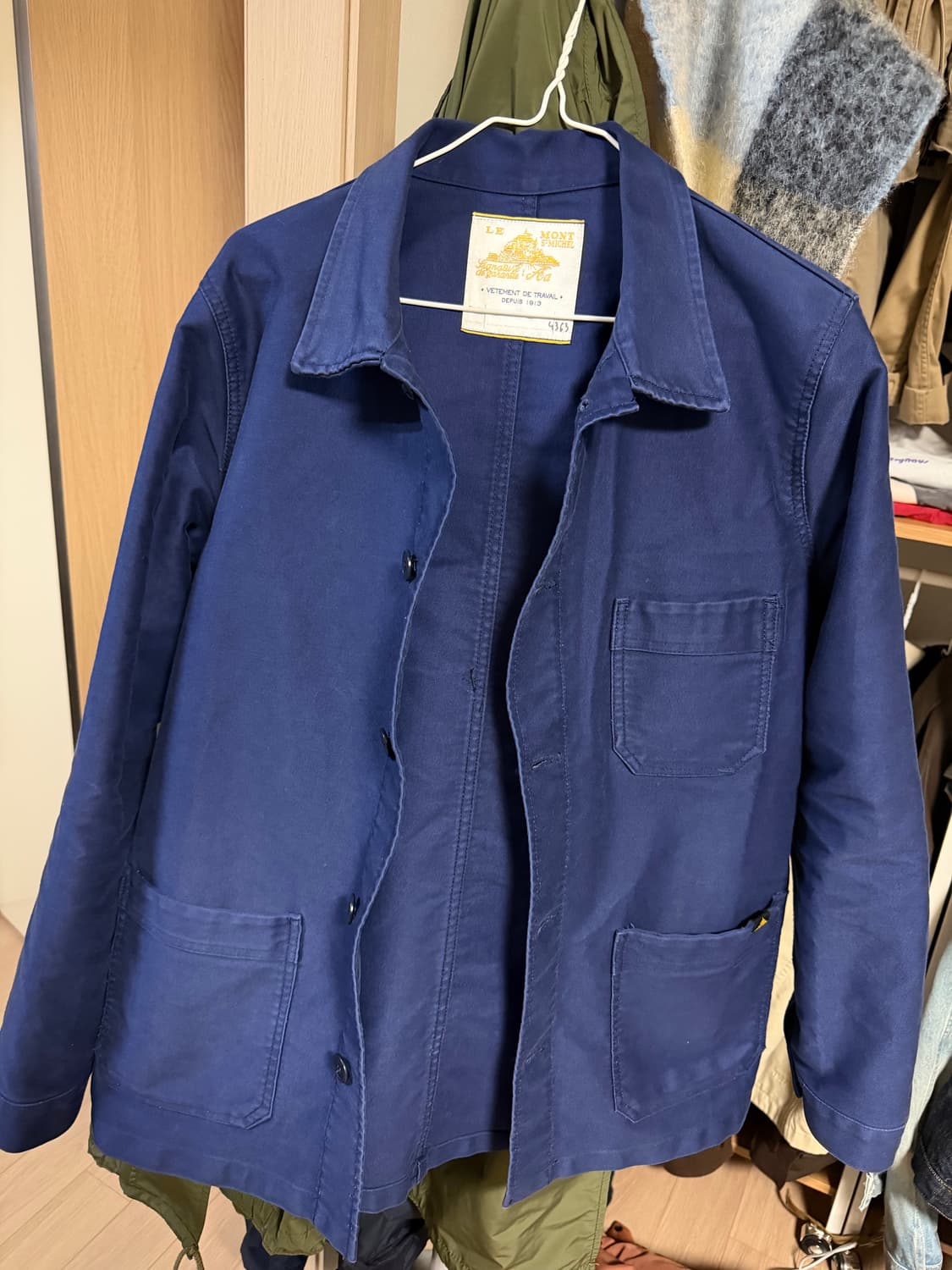 르몽생미셸 몰스킨 워크자켓 사이즈 46 상품이미지2