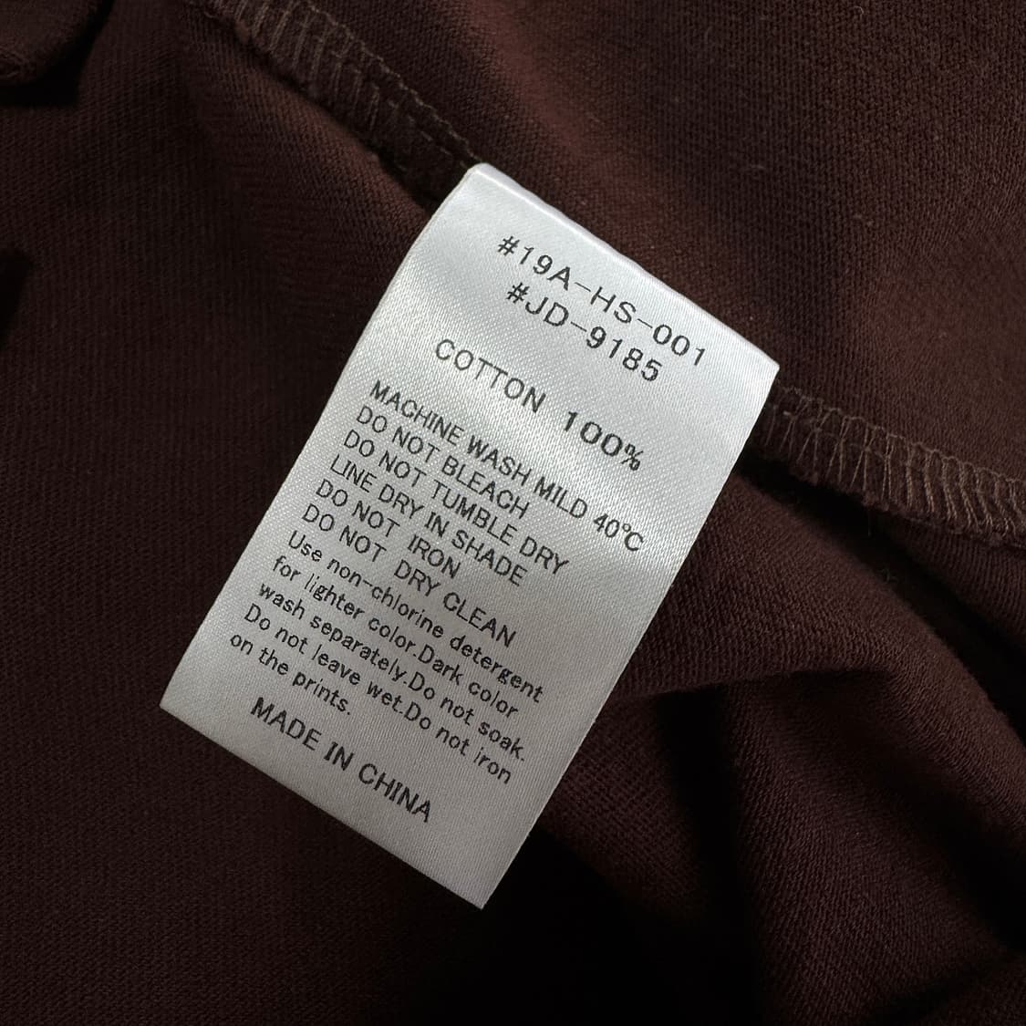 단톤 헨리넥 로고 티셔츠 원피스 상품이미지6