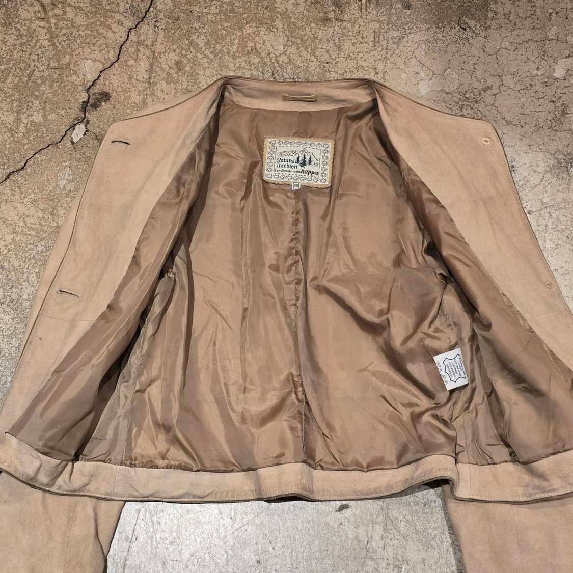 80s 천연 양가죽 크롭 가죽자켓 상품이미지3