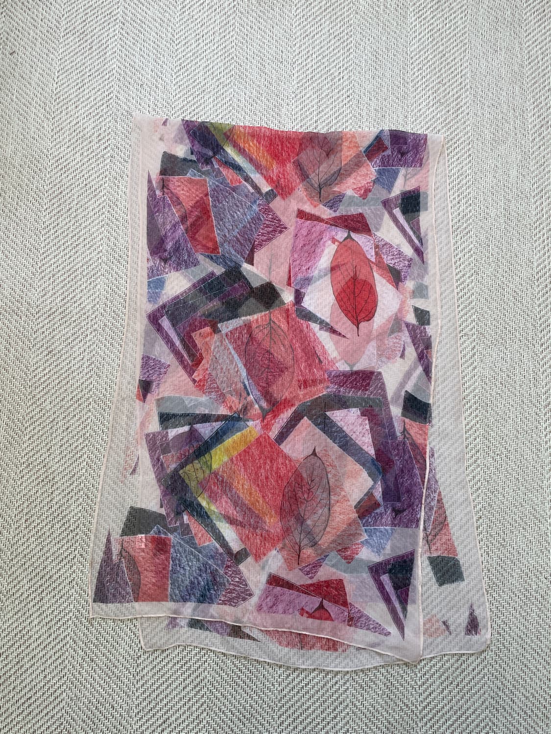 빈티지 실크 플로럴 스카프  상품이미지8