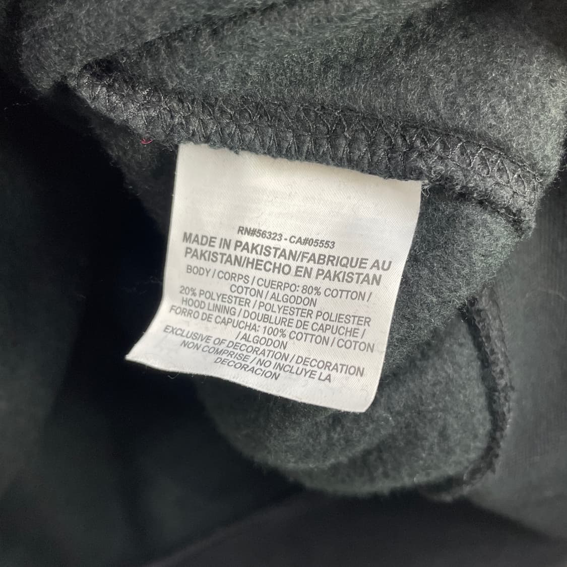 나이키 블랙 기모 후드티 롱슬리브 M 상품이미지5