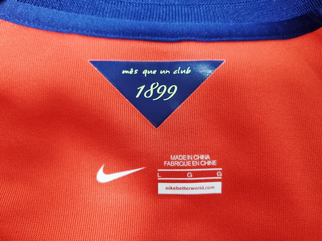 남성 상태양호 나이키 FC 바르셀로나 어센틱 N98 트랙탑 저지 져지 상품이미지10