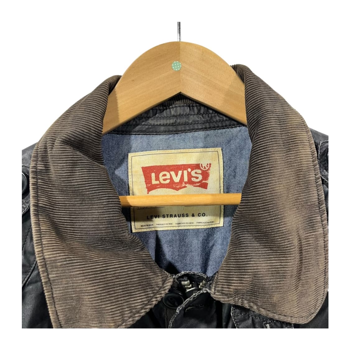 [Levi's] 리바이스 코듀로이 카라 왁스 헌팅 자켓 상품이미지5