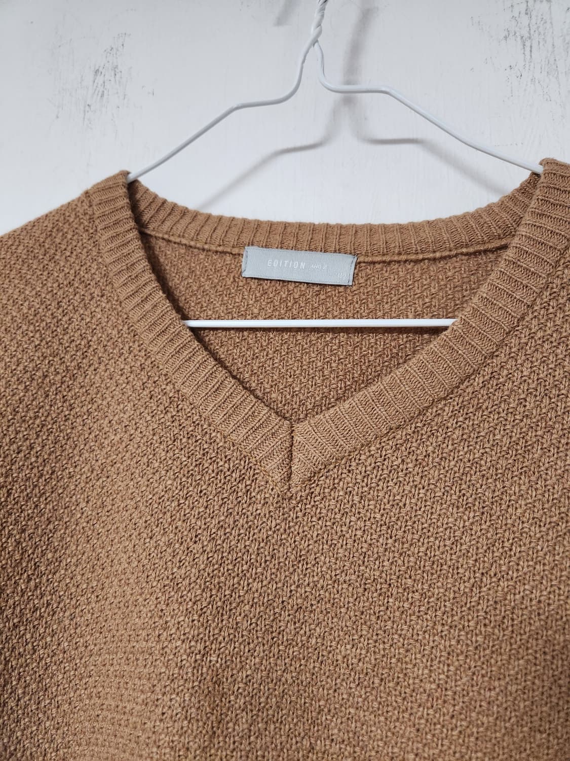 빅사이즈 AND Z 남성 브이넥 니트 110 상품이미지3